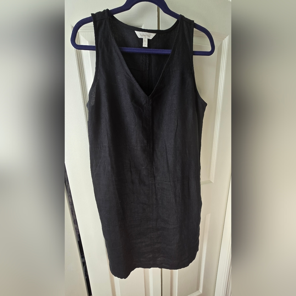Garnet Hill Black and Purple Label Top